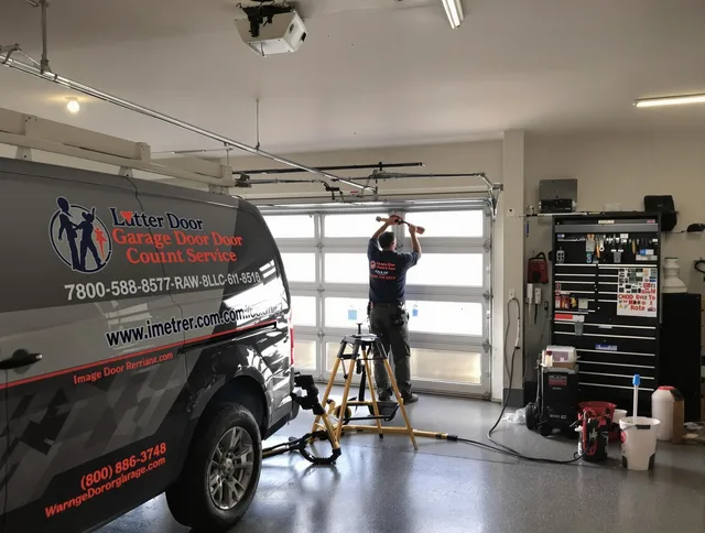 Cuyahoga Falls Garage Door Repair team performing same-day garage door repair in Cuyahoga Falls